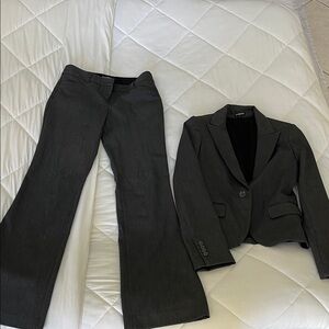 Express Charcoal Gray Pantsuit